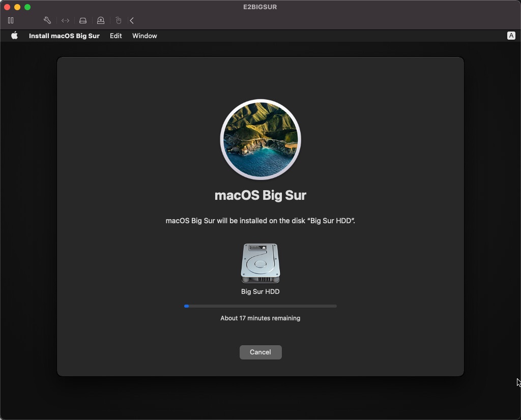 macos big sur install